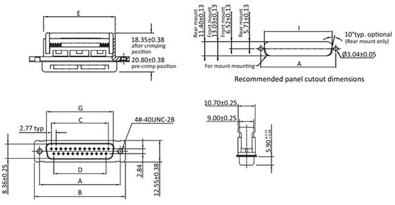 Econ Connect ST9SK/FGOZ D-SUB Stiftleiste 90° Polzahl: 9 Schneid-Klemm