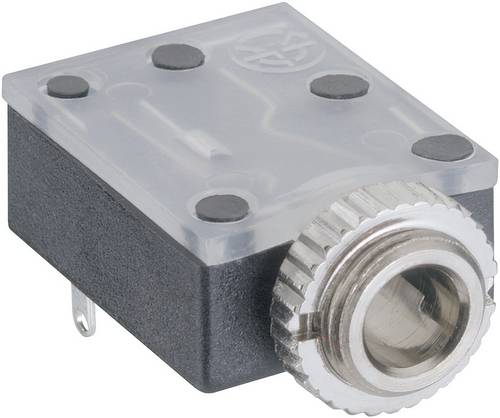 Lumberg 1503 17 Klinken-Steckverbinder 3.5 mm Buchse, Einbau horizontal Polzahl: 3 Stereo Schwarz 1