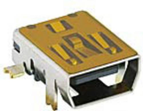Lumberg Mini-USB-2.0 Einbaukupplung Typ AB Buchse, Einbau horizontal 2486 02 VP3 2486 02 VP3 Inhalt