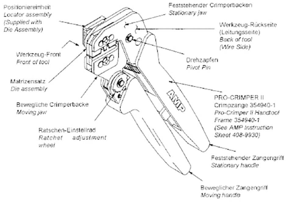 TE Connectivity Handzangefür Universal MATE-N-LOK UNIVERSAL MATE-N-LOK 58637-1 Inhalt: 1St.