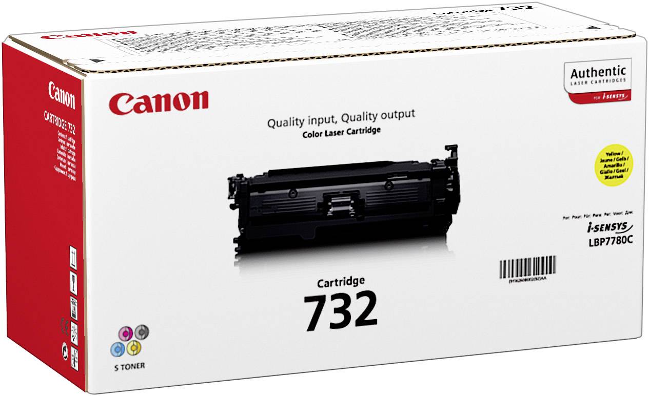 Canon Toner 732 Y Original Gelb 6400 Seiten 6260B002
