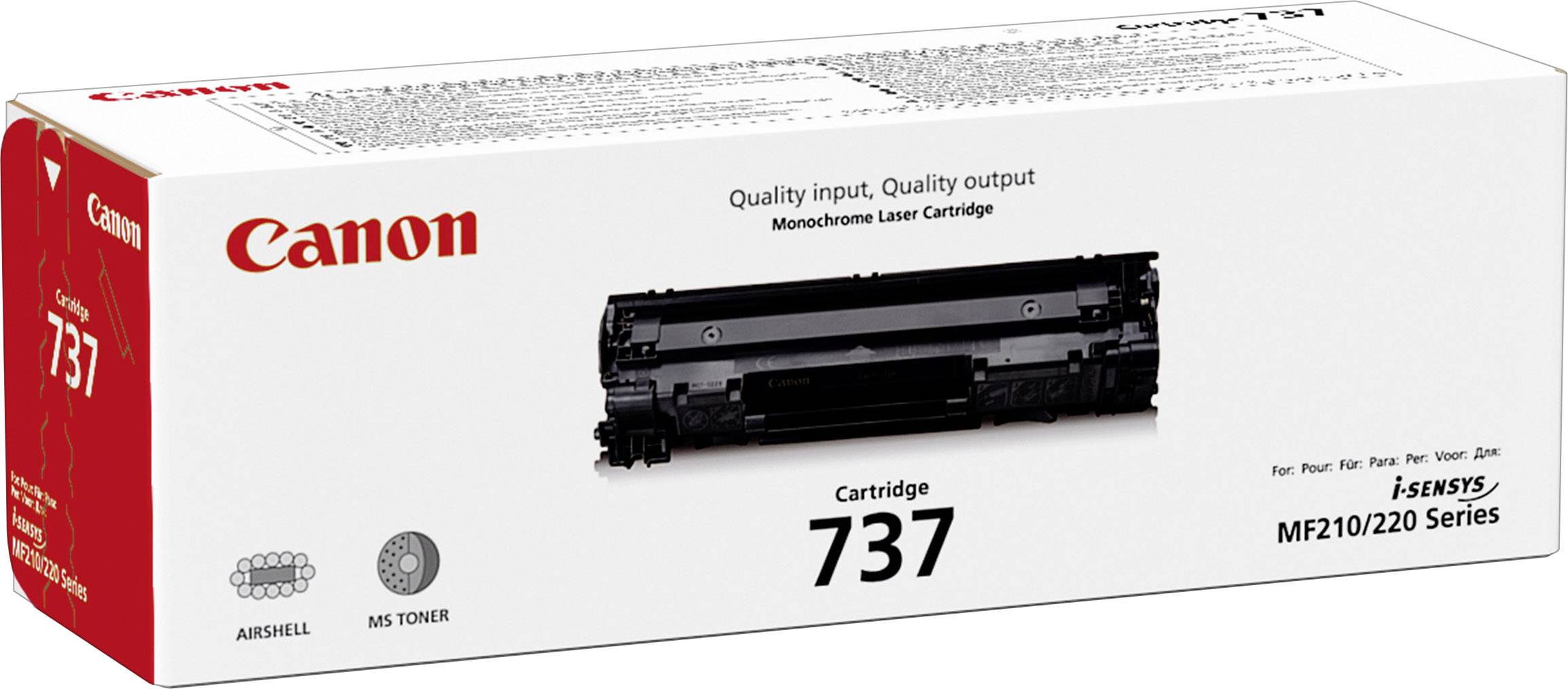 Canon Toner 737 BK Original Schwarz 2400 Seiten 9435B002