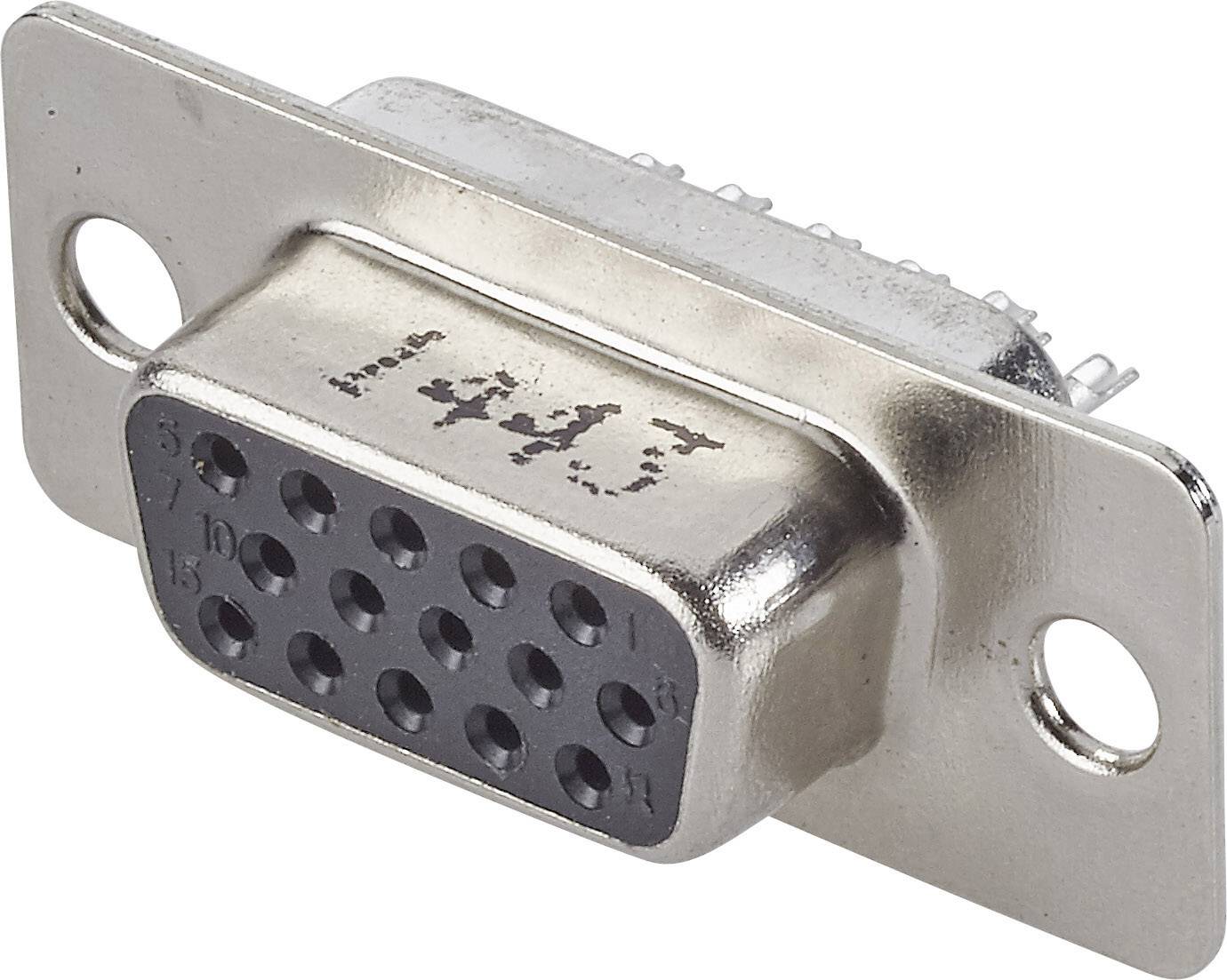 FCI D-SUB 10090770-S154ALF D-SUB Buchsenleiste 180° Polzahl: 15 Lötkelch