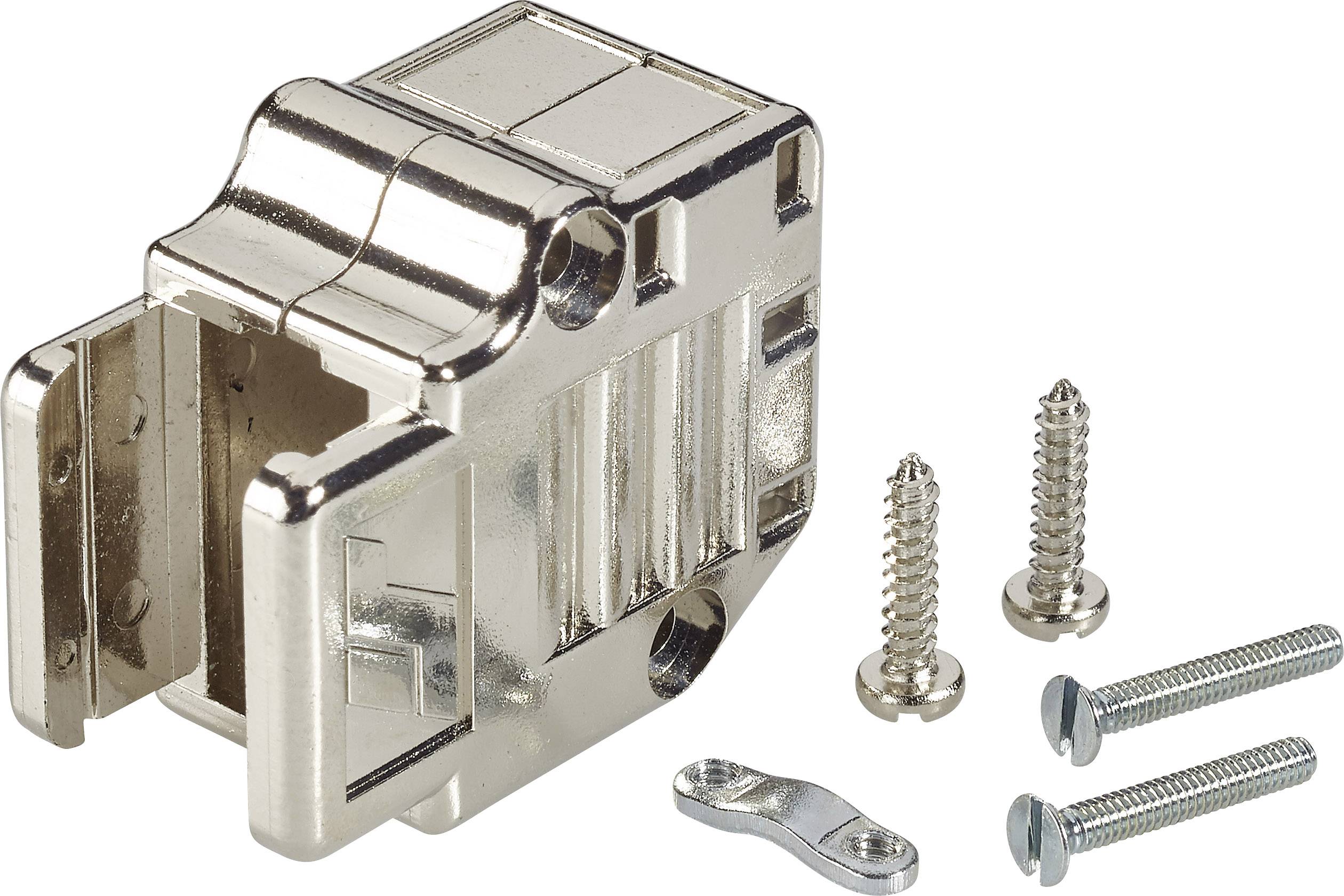 FCI D-SUB 863093C09MLF D-SUB Gehäuse Polzahl: 9 Kunststoff, metallisiert 90 ° Silber 1 St.