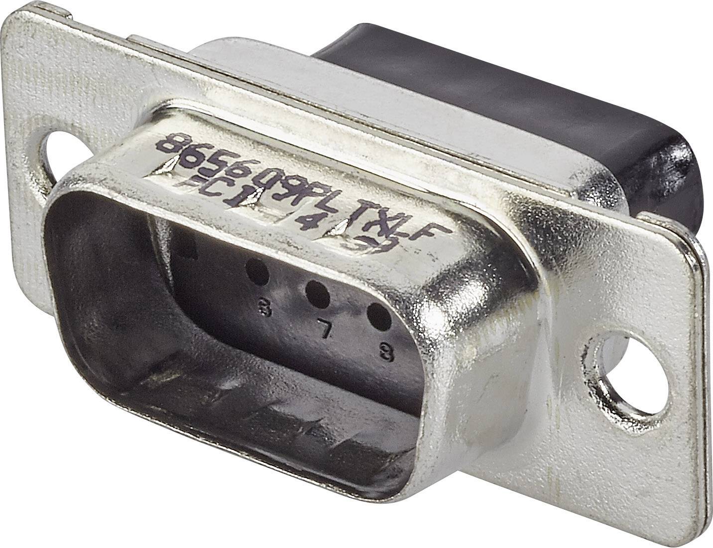 FCI D-SUB 865609PLTXLF D-SUB Stiftleiste 180° Polzahl: 9