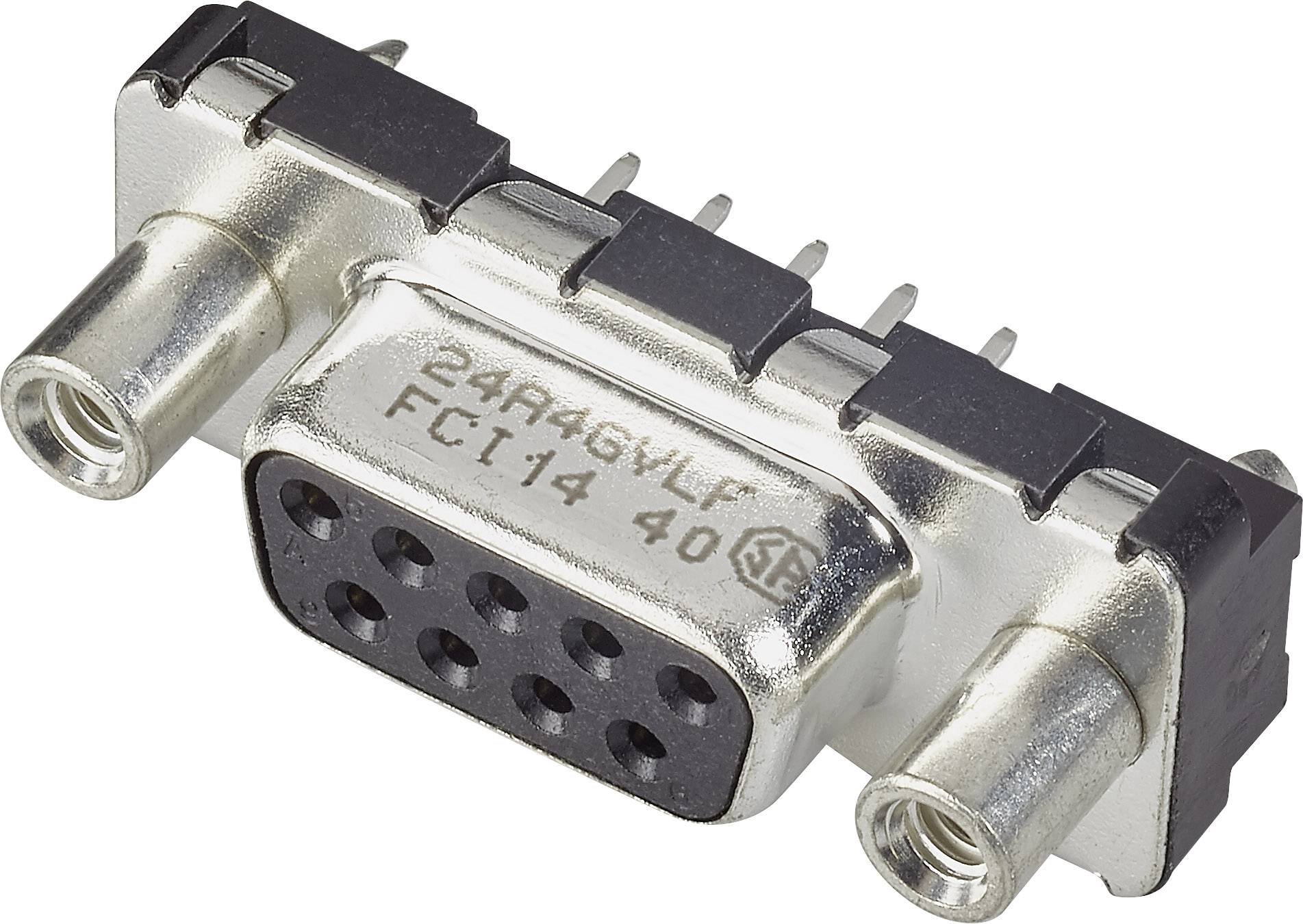 FCI D-SUB D09S24A6GX00LF D-SUB Buchsenleiste 180° Polzahl: 9 Print 1St.