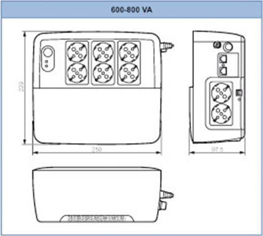 Legrand KEOR MULTIPLUG Industrielle USV-Anlage