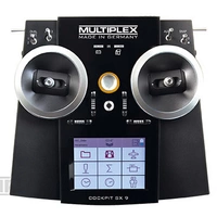 Multiplex Cockpit SX 9 Hand-Fernsteuerung 2,4GHz Anzahl Kanäle: 9 inkl. Empfänger Multiplex Cockpit SX 9 Hand-Fernsteuerung 2,4GHz Anzahl Kanäle: 9 inkl. Empfänger