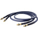 Oehlbach Cinch Audio Anschlusskabel [2x Cinch-Stecker - 2x Cinch-Stecker] 1.75m Blau vergoldete Steckkontakte XXL® Series 1