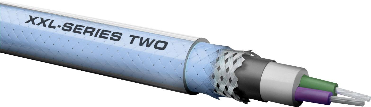 Oehlbach Cinch Audio Anschlusskabel [2x Cinch-Stecker - 2x Cinch-Stecker] 1.25m Blau vergoldete Steckkontakte XXL® Series 2