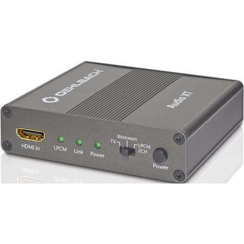 Oehlbach AV Konverter Audio XT [HDMI - Toslink, Klinke] 4096 x 2160 Pixel