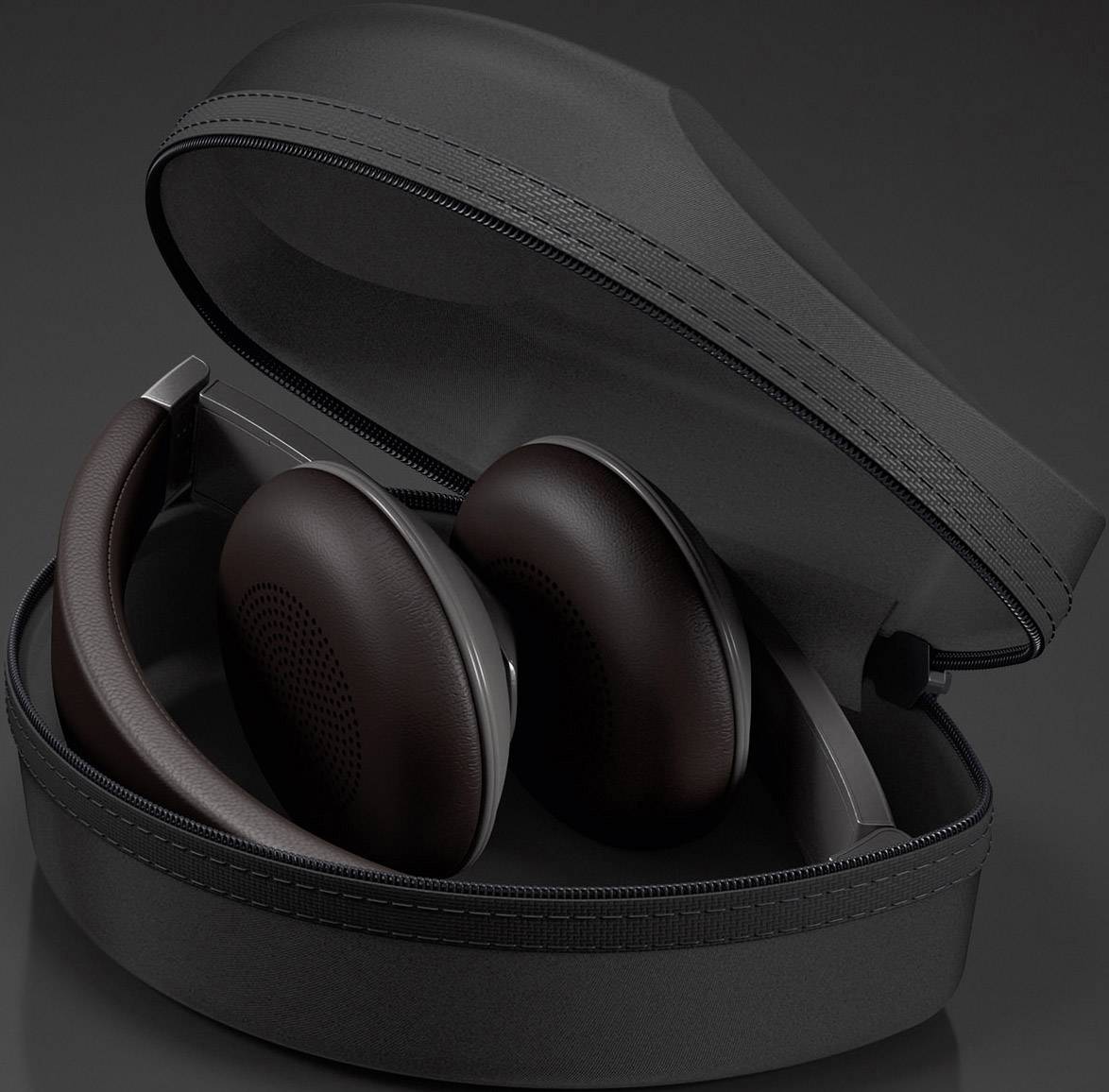 Magnat LZR 765 On Ear Kopfhörer On Ear Faltbar, Headset Metall, Braun