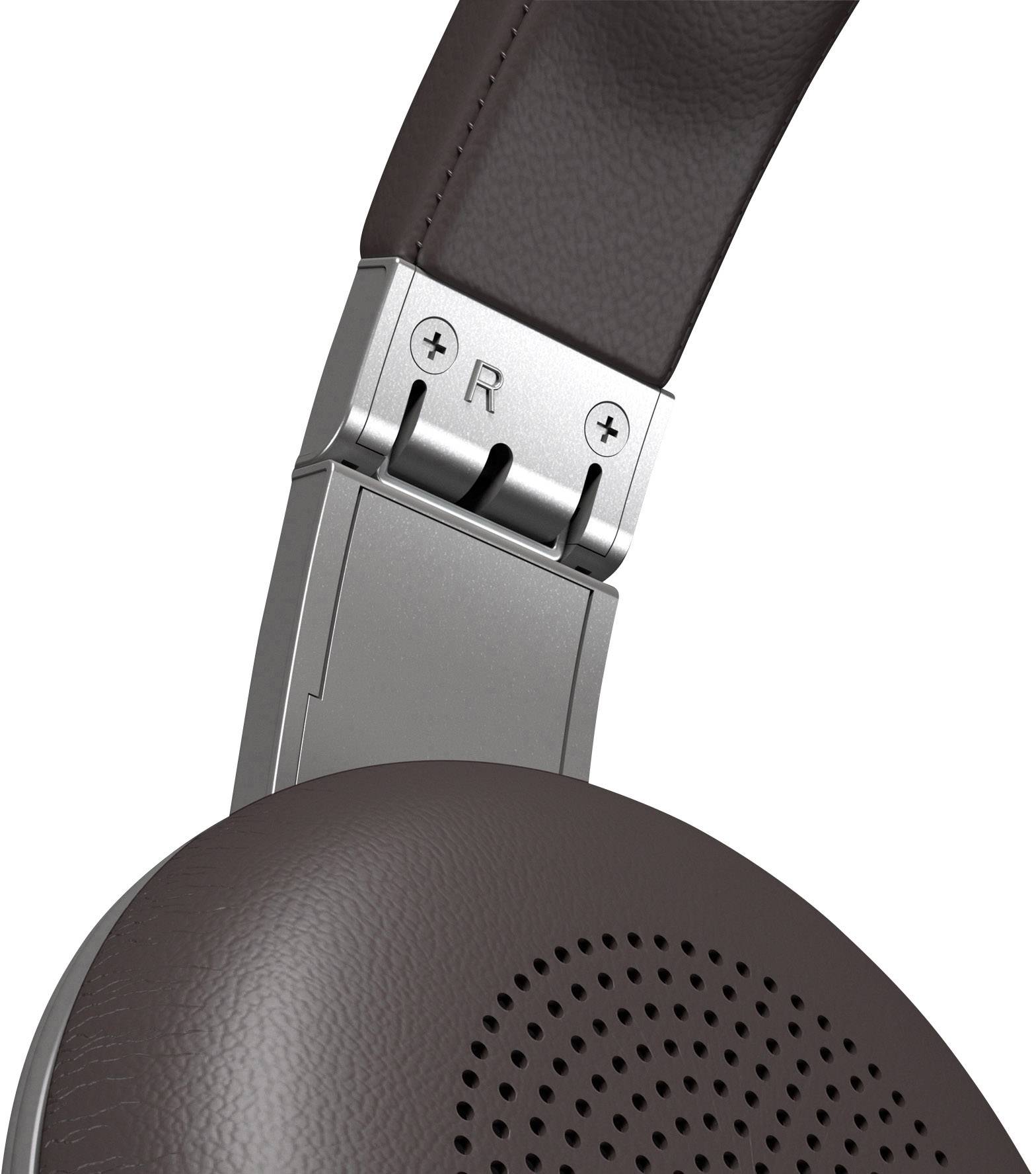 Magnat LZR 765 On Ear Kopfhörer On Ear Faltbar, Headset Metall, Braun