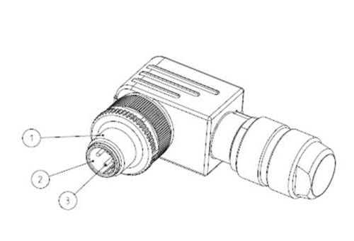 3-2271127-2 Sensor-/Aktor-Steckverbinder, unkonfektioniert M12 Stecker, gewinkelt Po