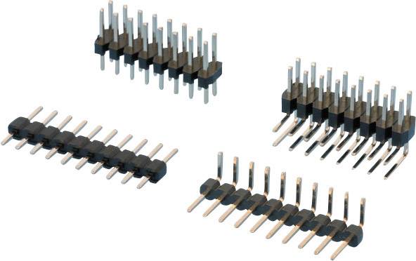 W & P Products Stiftleiste (Standard) Anzahl Reihen: 1 Polzahl je Reihe: 10 314-110-010-00