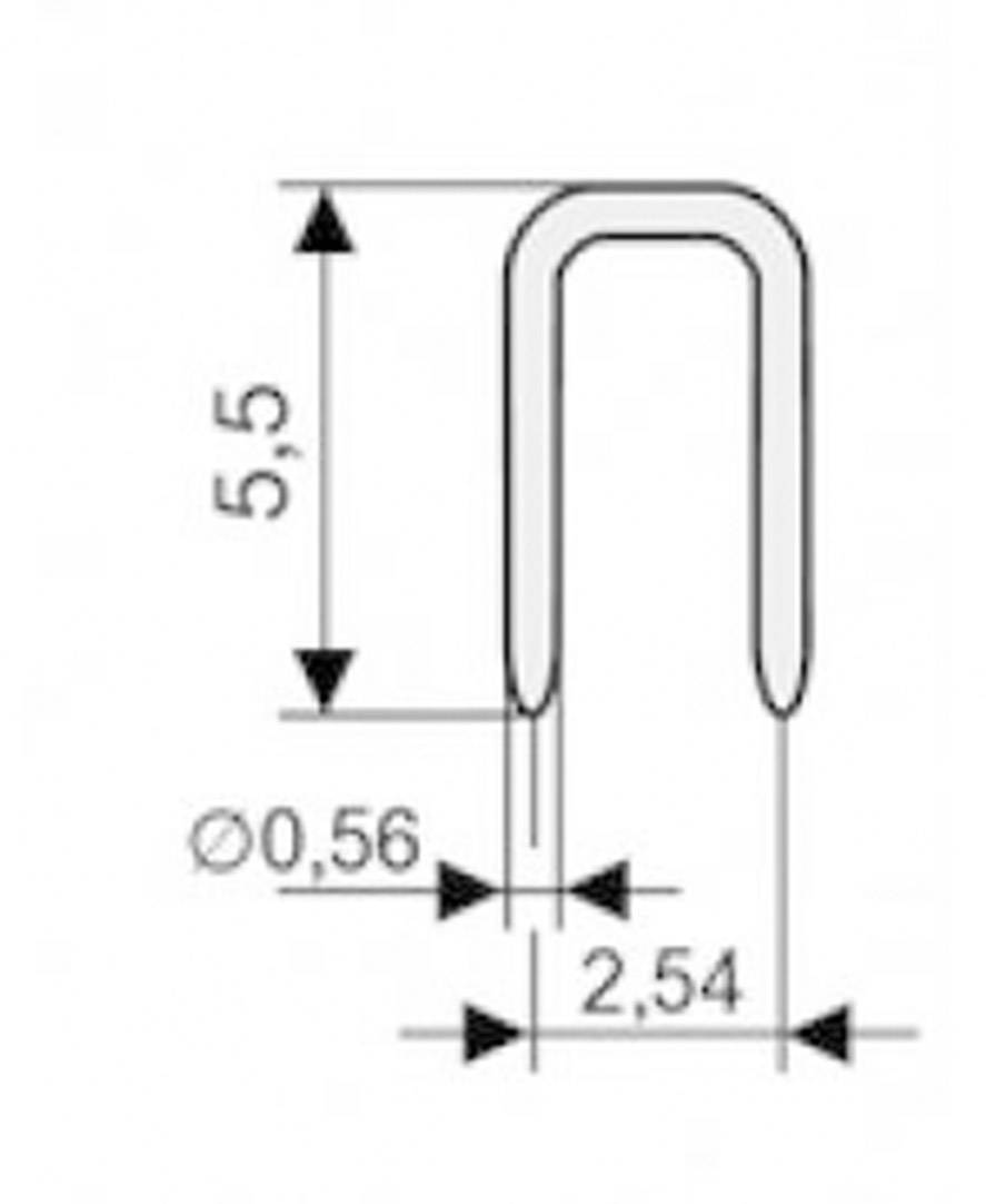 W & P Products 166-10-10-0 Kurzschlussbrücke Rastermaß: 2.54mm Polzahl je Reihe:2 Inhalt