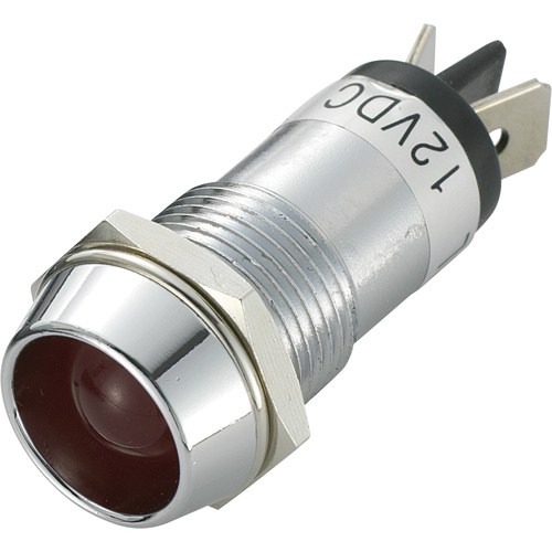 TRU Components TC-R9-86L-01-WR LED-Signalleuchte Rot 12 V/DC