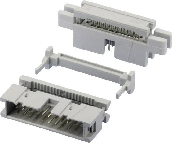 TRU Components Stiftleiste (Standard) 869 Polzahl Gesamt 10 Rastermaß: 2.54mm TC-0738-10-10-0-60
