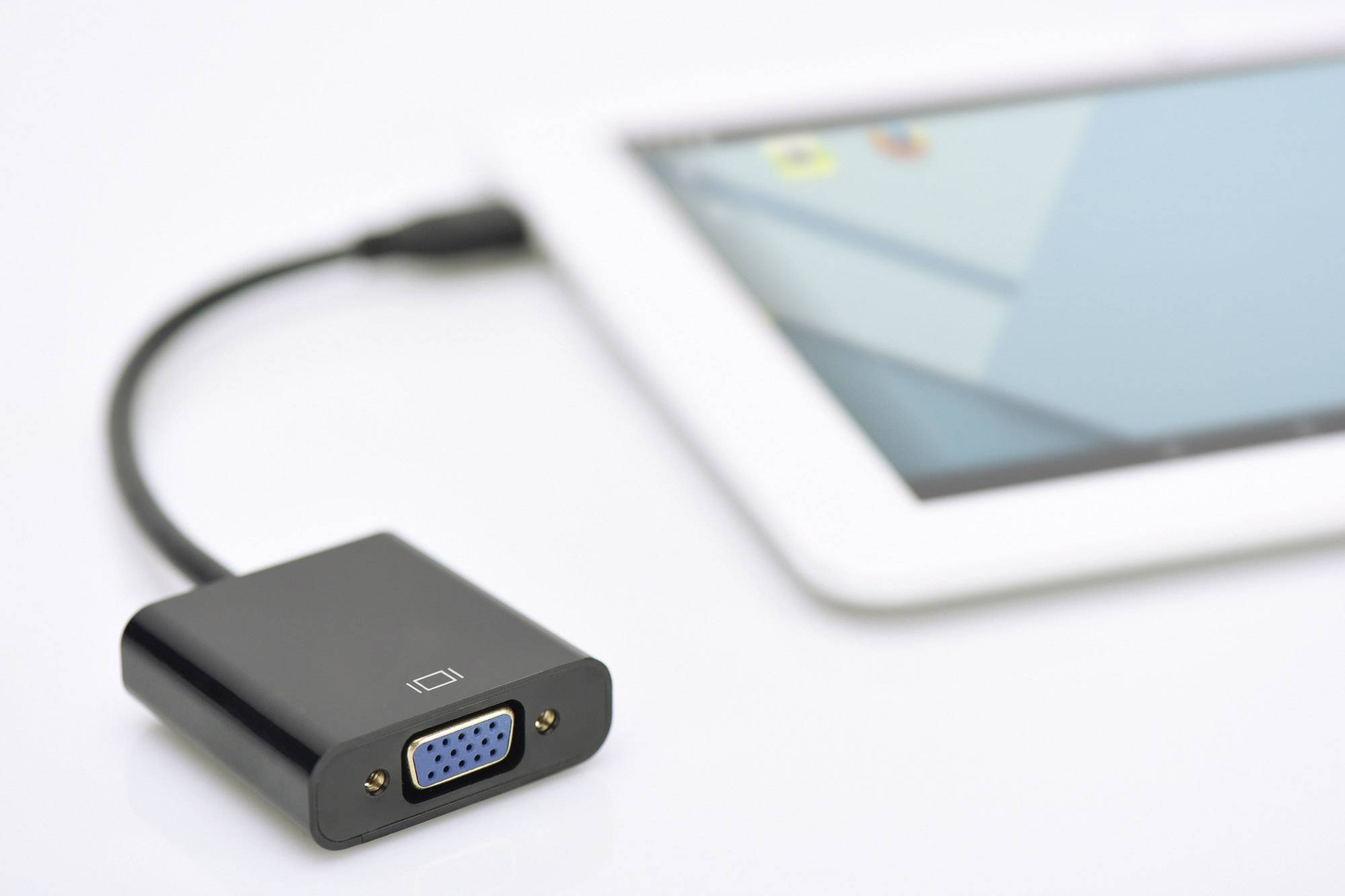 Digitus DA-70460 HDMI / VGA Adapter [1x HDMI-Stecker D Micro - 1x VGA-Buchse, Klinkenbuchse 3.5 mm] Schwarz 10.00 cm