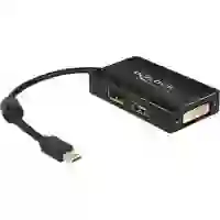 Delock 62623 DisplayPort / HDMI / DVI Adapter [1x Mini-DisplayPort Stecker - 1x DisplayPort Buchse, HDMI-Buchse, DVI-Buchse Delock 62623 DisplayPort / HDMI / DVI Adapter [1x Mini-DisplayPort Stecker - 1x DisplayPort Buchse, HDMI-Buchse, DVI-Buchse
