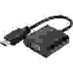 Digitus DA-70461 HDMI / VGA Adapter [1x HDMI-Stecker - 1x VGA-Buchse, Klinkenbuchse 3.5 mm] Schwarz