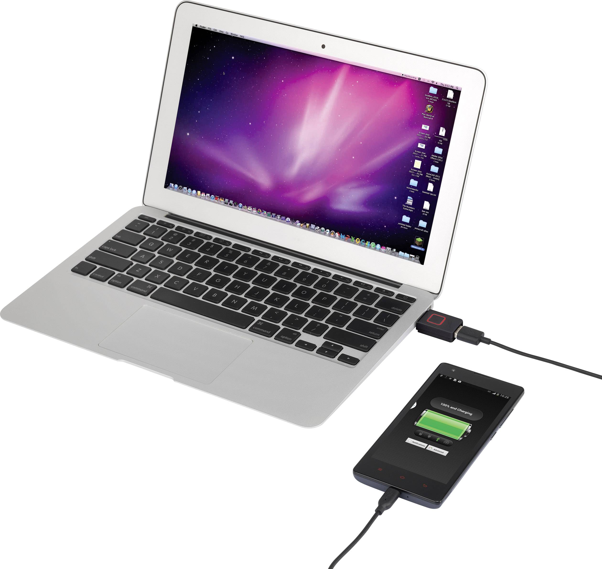 Renkforce USB 2.0 Adapter [1x USB 2.0 Stecker A - 1x USB 2.0 Buchse A]