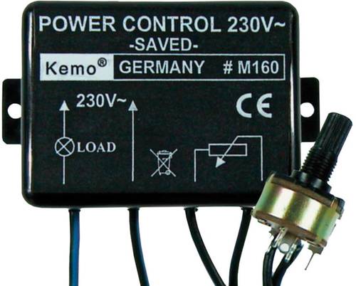 Kemo M160 Leistungsregler Baustein 110 V/AC, 230 V/AC
