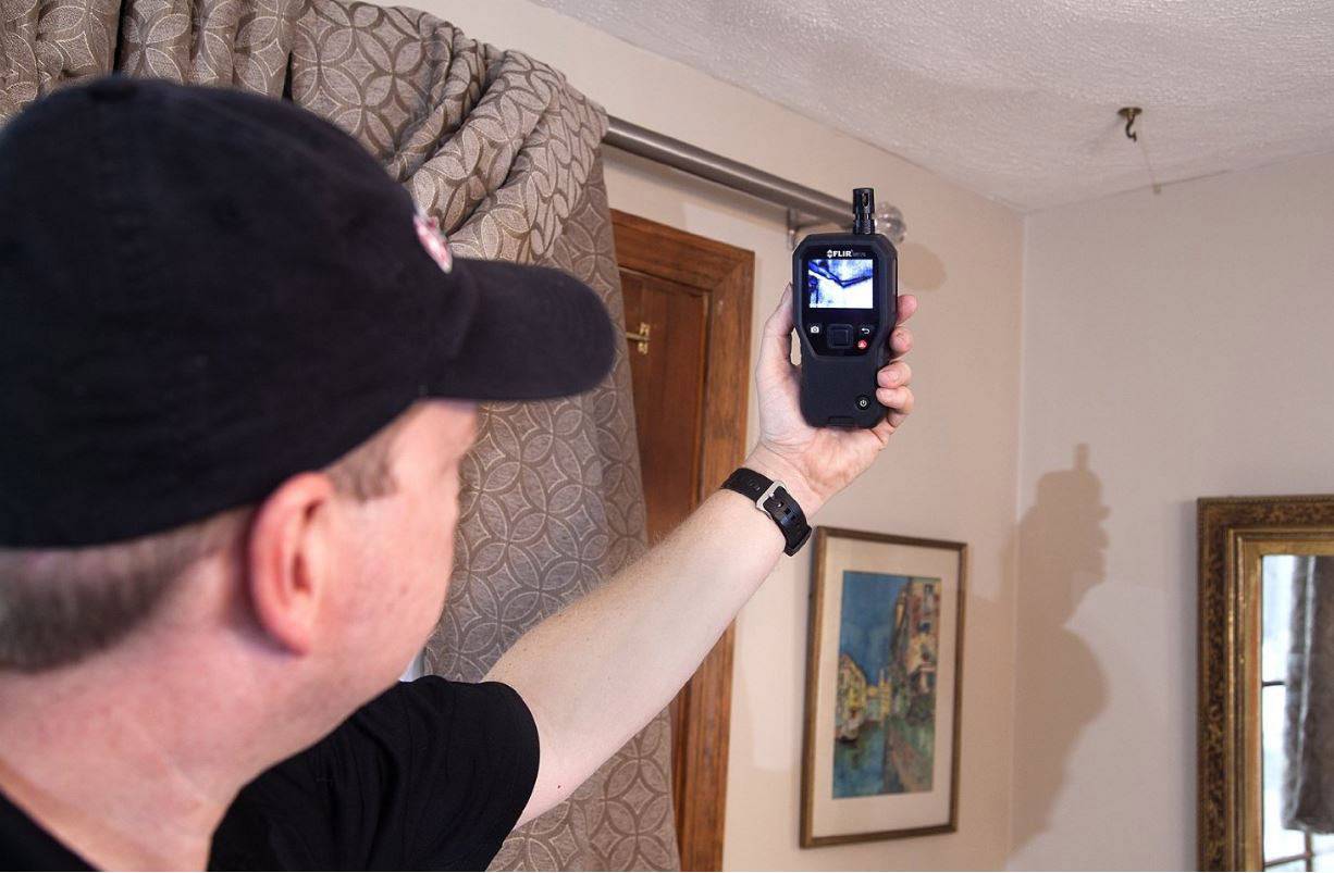 FLIR MR176 Materialfeuchtemessgerät Messbereich Baufeuchtigkeit (Bereich) 0 bis 100% vol integrierte Wärmebildkamera