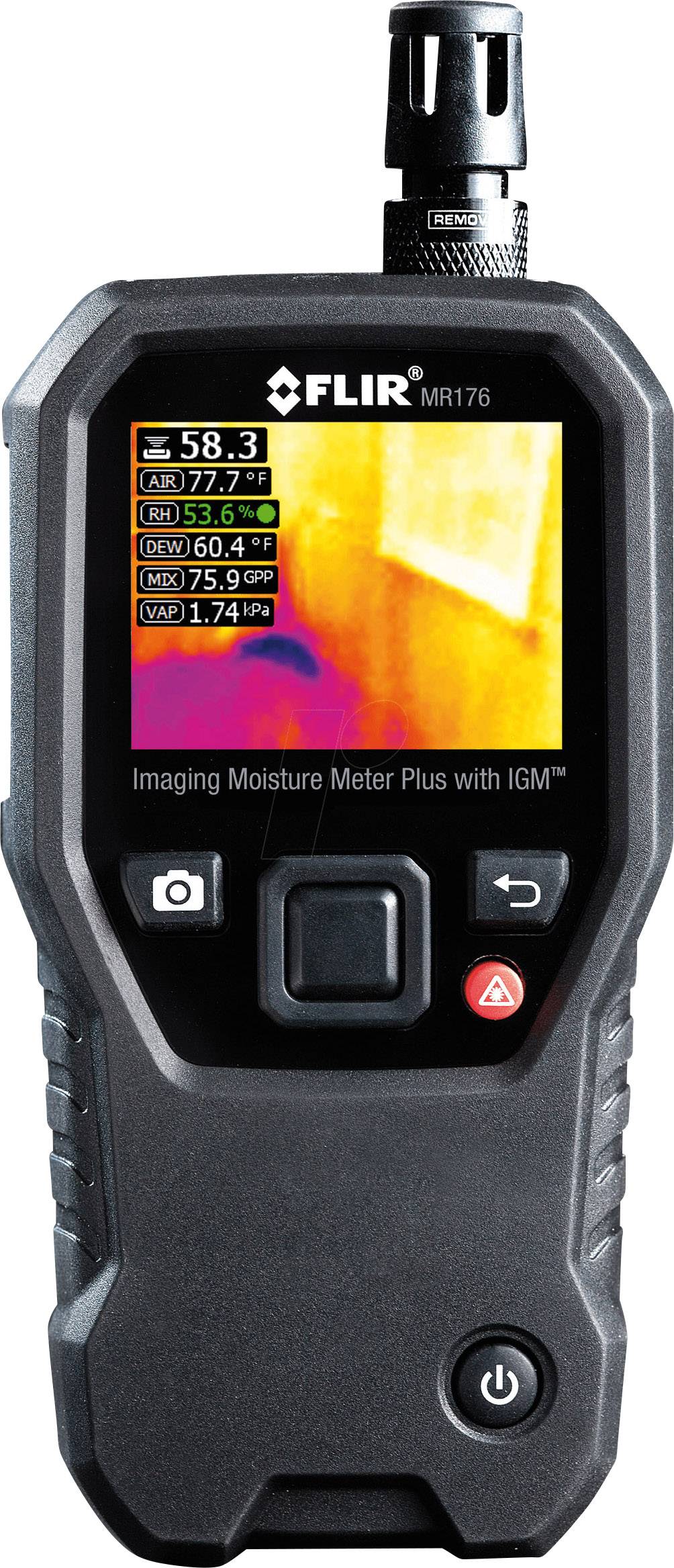 FLIR MR176 Materialfeuchtemessgerät Messbereich Baufeuchtigkeit (Bereich) 0 bis 100 % vol integrier