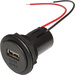 ProCar Power USB Einbausteckdose Belastbarkeit Strom max.=3A Passend für (Details) USB-A Steckdose 12V zu 5 V, 24V zu 5V