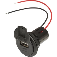 ProCar Power USB Einbausteckdose mit Deckel Belastbarkeit Strom max.=3A Passend für (Details) USB-A Steckdose 12V zu 5 V, 24V zu ProCar Power USB Einbausteckdose mit Deckel Belastbarkeit Strom max.=3A Passend für (Details) USB-A Steckdose 12V zu 5 V, 24V zu