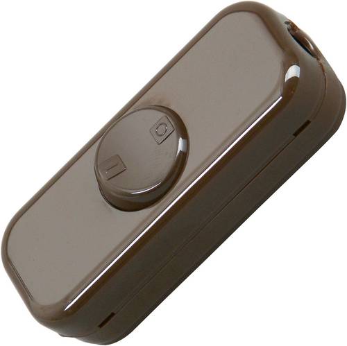 Kopp 193606003 Schnurschalter Braun 1 x Aus/Ein 10 A 1 St.