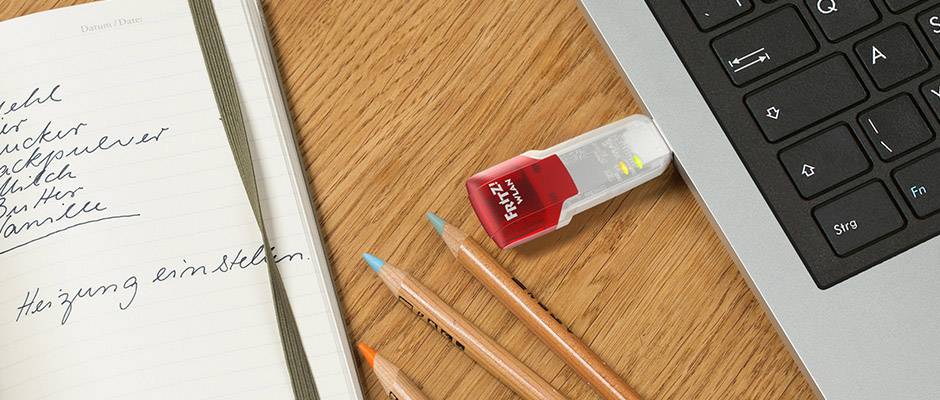 AVM FRITZ!WLAN Stick AC 860 WLAN Stick USB-A (USB 3.2 Gen 1) 866 MBit/s