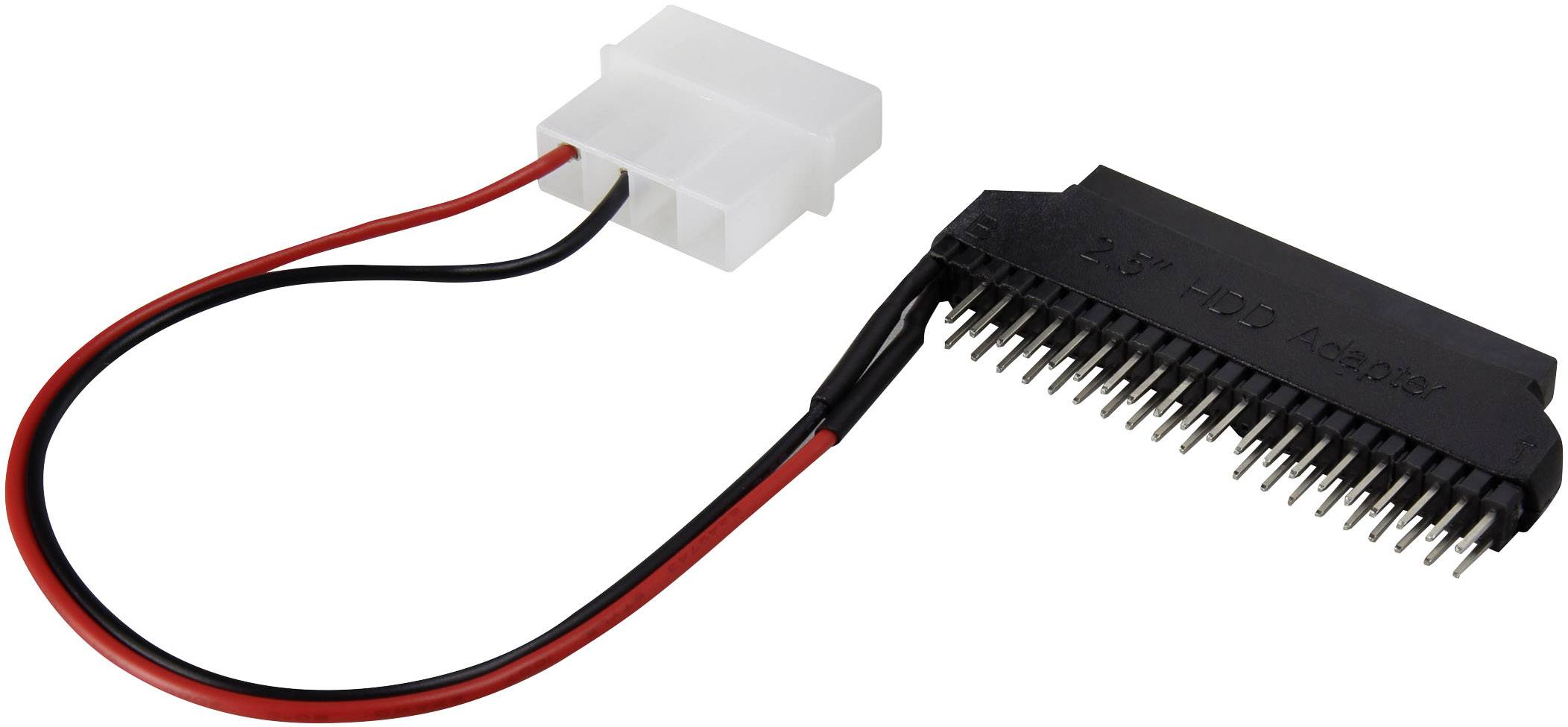 Renkforce IDE Laufwerk Adapter [1x IDE-Stecker 40pol., IDE-Strom-Stecker 4pol. - 1x IDE-Buchse 44pol.] 0m Schwarz