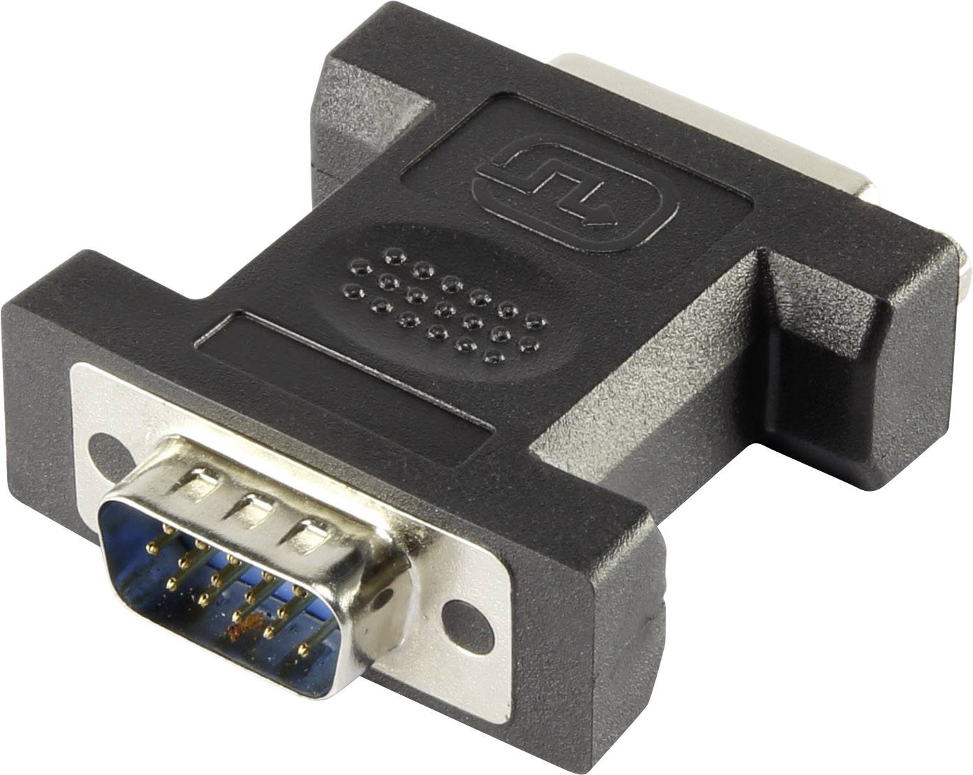 Renkforce RF-4212234 DVI / VGA Adapter [1x DVI-Buchse 24+5pol. - 1x VGA-Stecker] Weiß schraubbar