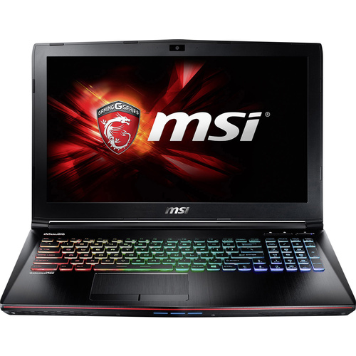 MSI Gaming Gaming Notebook  35.6 cm (14 Zoll)  Full HD Intel® Core™ i7 i7-7700HQ 16 GB RAM 1 TB HDD 256 GB SSD Nvidia GeForce GTX1060  Schwarz  001