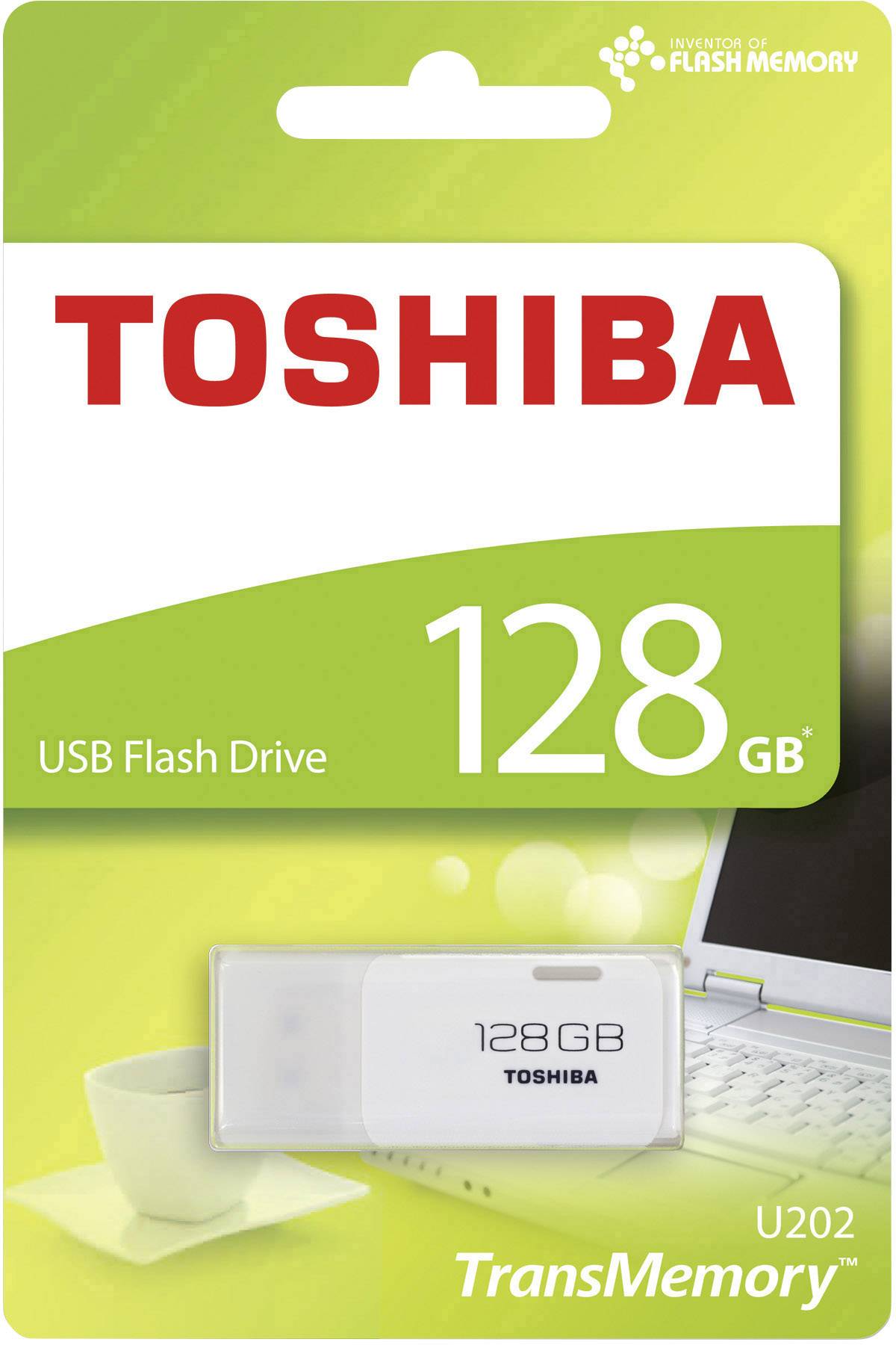 Toshiba TransMemory™ U202 USB-Stick 128 GB Weiß THN-U202W1280E4-0 USB 2.0