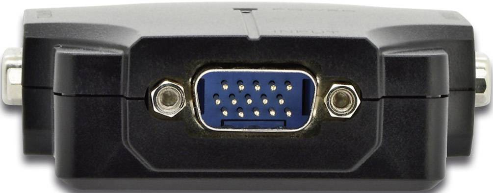 Digitus DS-41120-1 2 Port VGA-Splitter 1920 x 1080 Pixel Schwarz