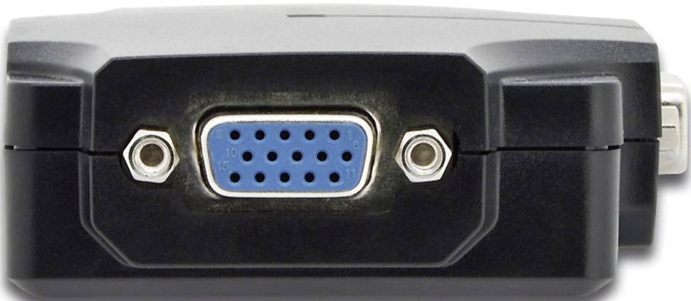 Digitus DS-41120-1 2 Port VGA-Splitter 1920 x 1080 Pixel Schwarz