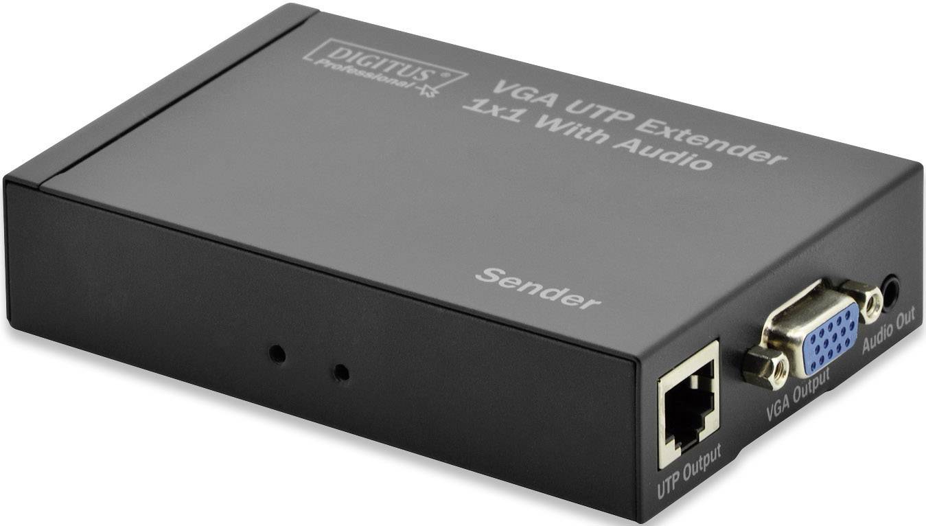 Digitus DS-53400 VGA Extender (Verlängerung) über Netzwerkkabel RJ45 300 m