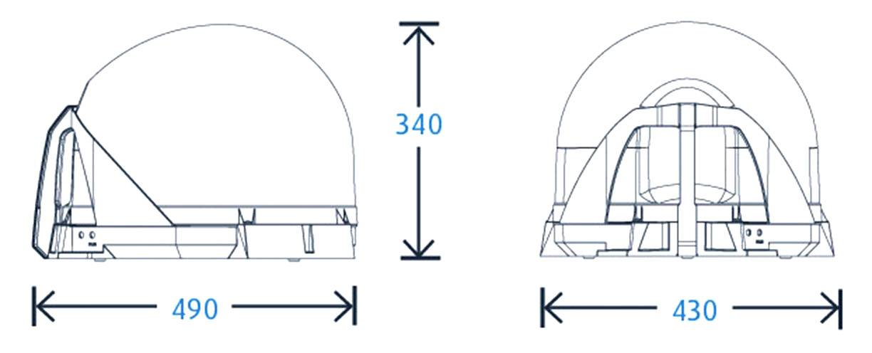 Maxview VuQube II Camping SAT-Anlage ohne Receiver