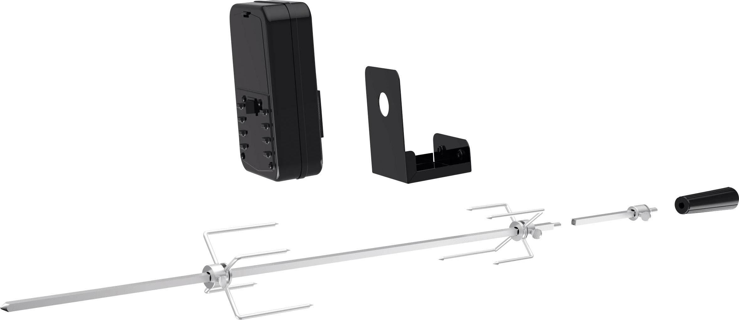 tepro Garten 8590 Grillspieß Set Edelstahl, Schwarz