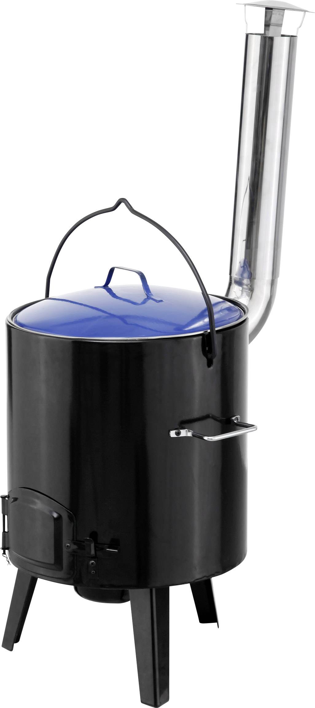 Tepro Garten Waverly Eintopf Holzkohle-Grill Schwarz, Blau
