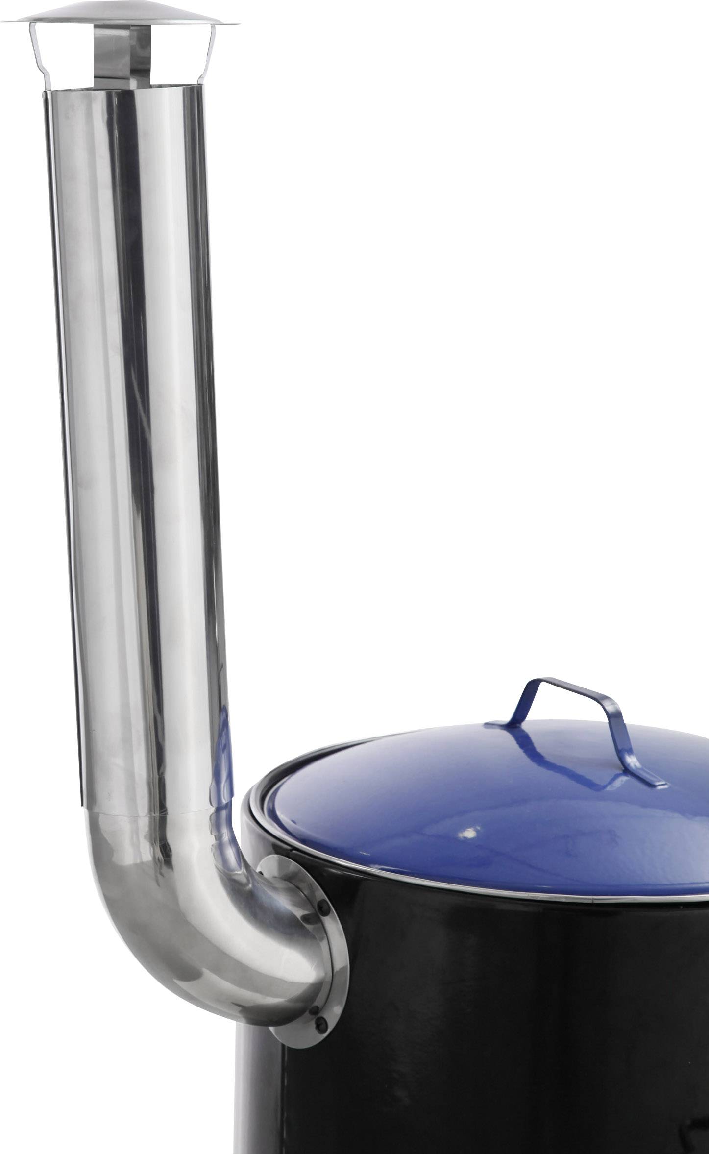 Tepro Garten Waverly Eintopf Holzkohle-Grill Schwarz, Blau