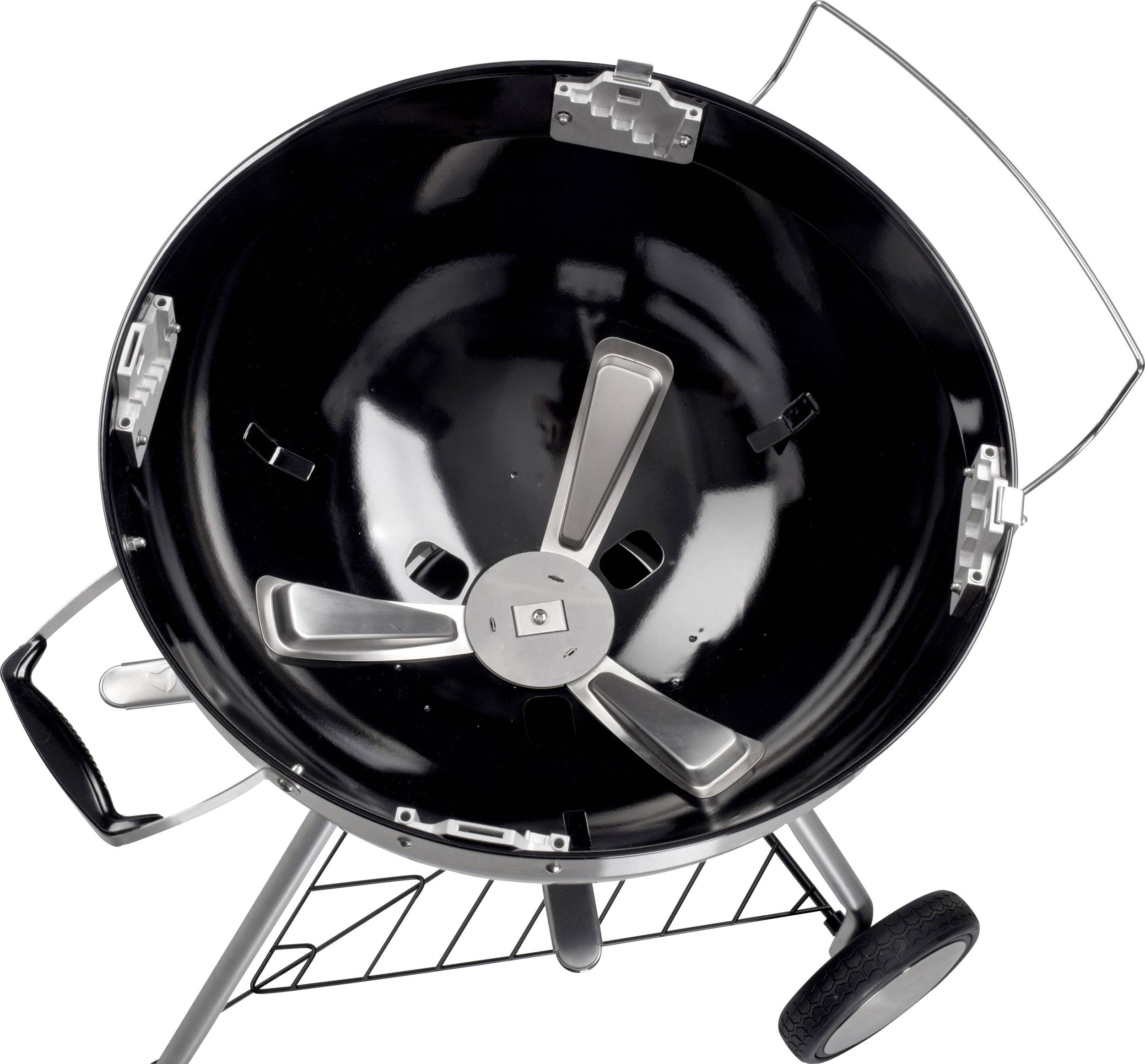 Tepro Garten San Francisco Kugel Holzkohle-Grill Thermometer im Deckel Grill-Fläche (Durchmesser)=545mm Schwarz, Edelstahl