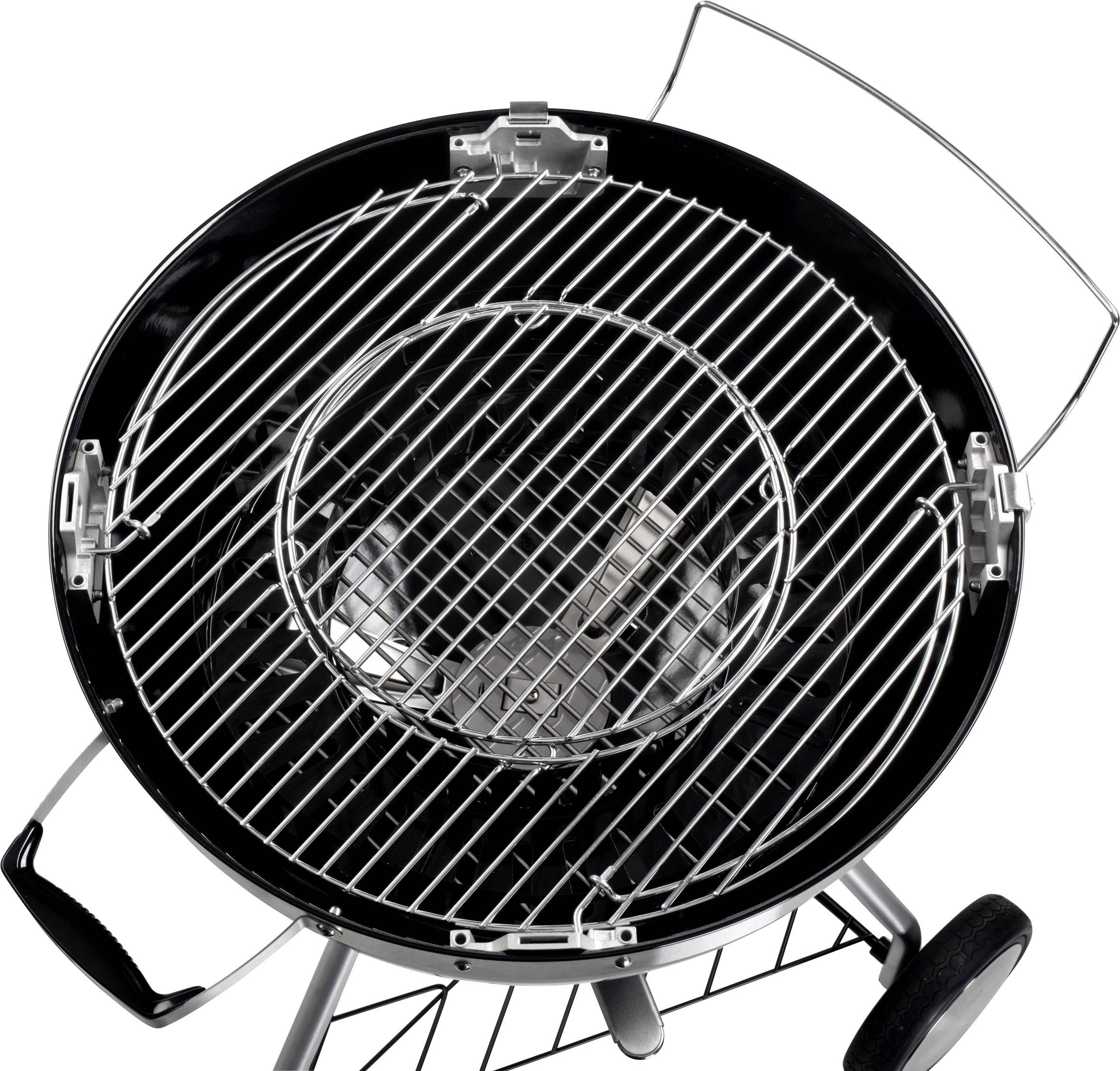 Tepro Garten San Francisco Kugel Holzkohle-Grill Thermometer im Deckel Grill-Fläche (Durchmesser)=545mm Schwarz, Edelstahl