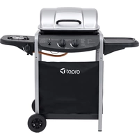 Tepro Garten Fremont Grillwagen Gas-Grill 2 Brenner Schwarz, Silber Tepro Garten Fremont Grillwagen Gas-Grill 2 Brenner Schwarz, Silber