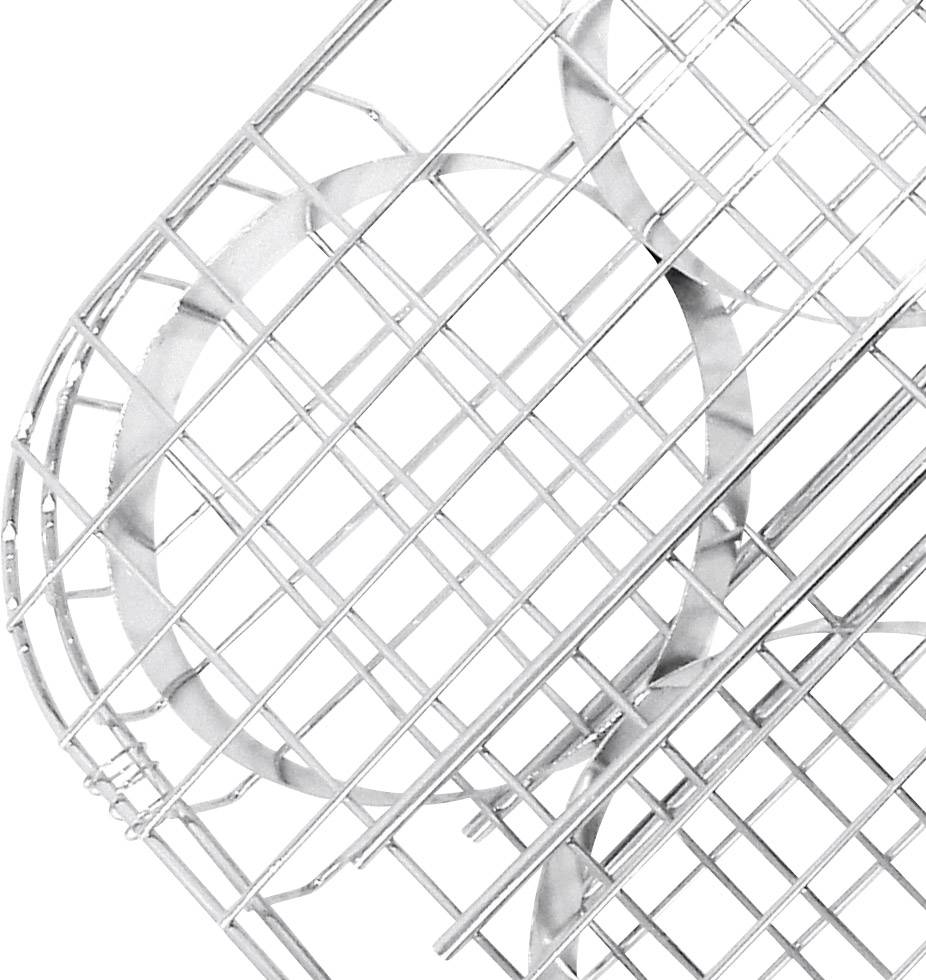 Tepro Garten 8587 - 4er Burgerpad Grillguthalter Silber