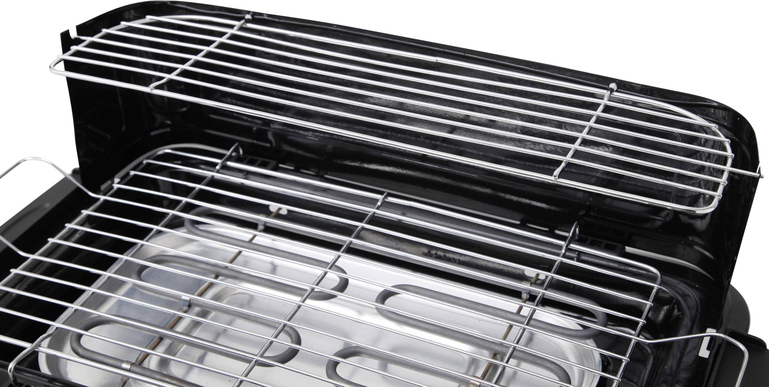 Tepro Garten Albertville Elektro Grill mit manueller Temperatureinstellung Schwarz