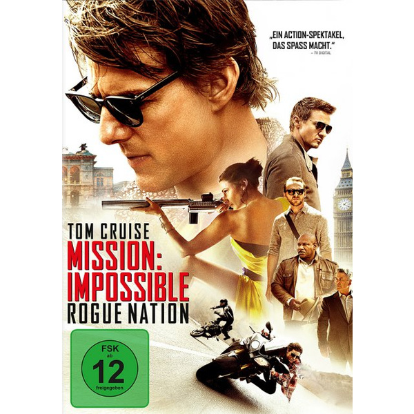 DVD Mission: Impossible 5 Rogue Nation FSK: 12